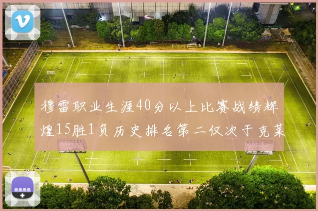 穆雷职业生涯40分以上比赛战绩辉煌15胜1负历史排名第二仅次于克莱的完美19胜0负